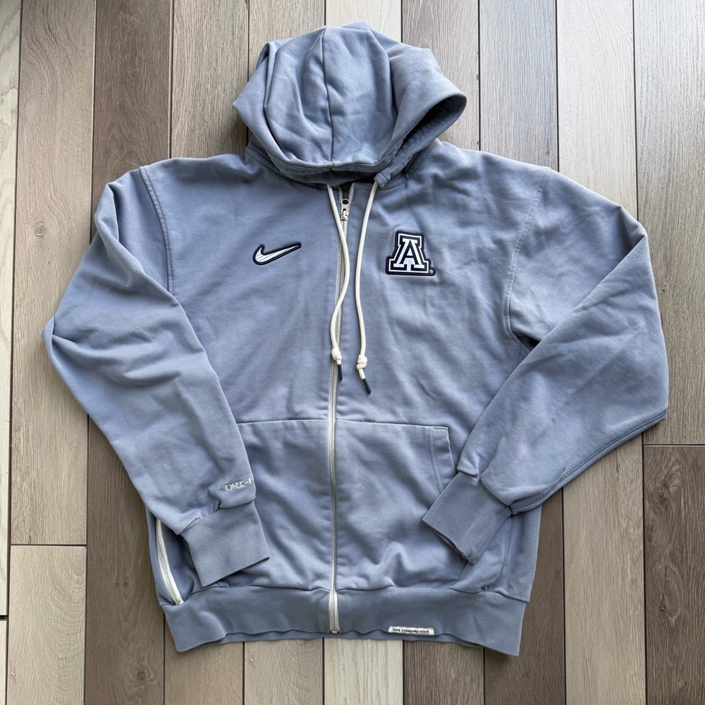 Nike Gray Zip-Up Hoodie